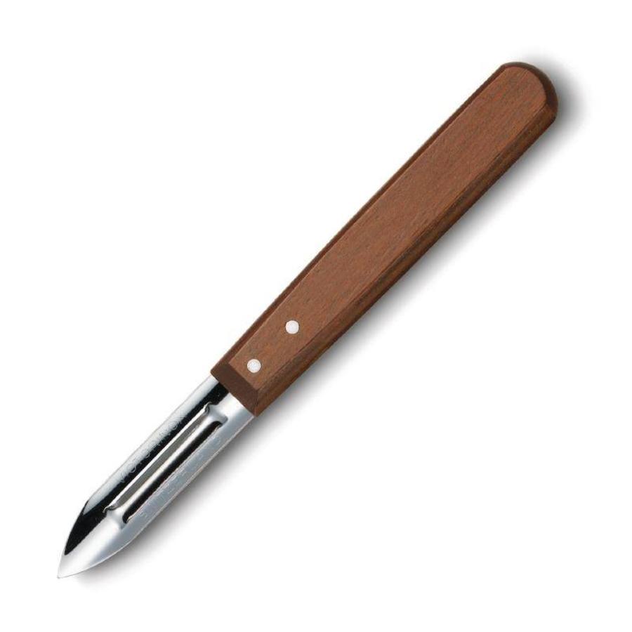 Stainless steel peeler, wooden handle | 1 piece