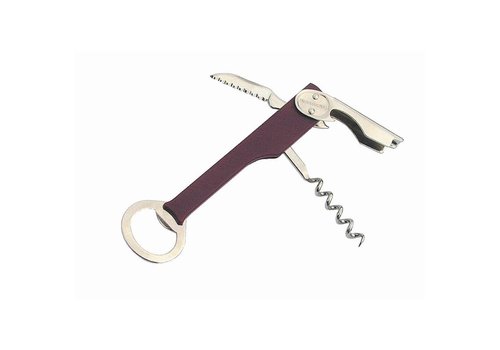  HorecaTraders waiter's knife with bottle opener 