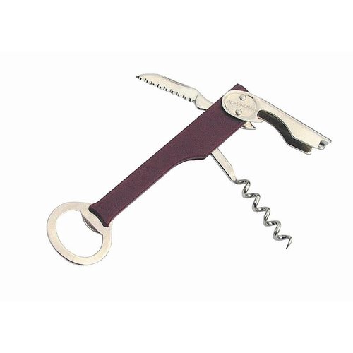  HorecaTraders Kellnermesser mit Flaschenöffner 