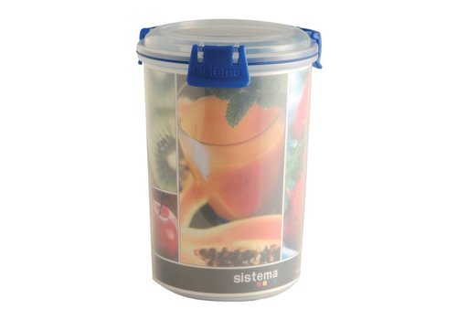  HorecaTraders Boîte alimentaire ronde Klip It 1 litre 