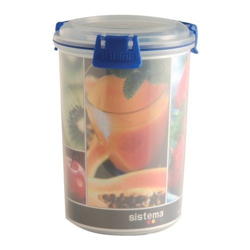  HorecaTraders Klip It runde Lebensmittelbox 1 Liter 