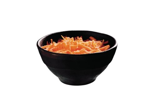  APS Melamine round bowl | black/brown 