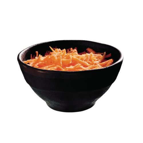  APS Melamine round bowl | black/brown 