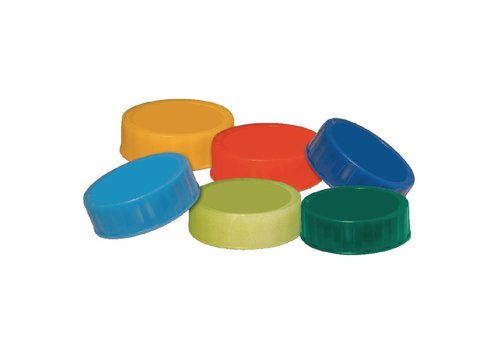  HorecaTraders Colored caps for FIFO sauce dispenser (6 pcs.) 