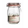 HorecaTraders Kilner glass preserving jar / storage jar with swing top, 1 l