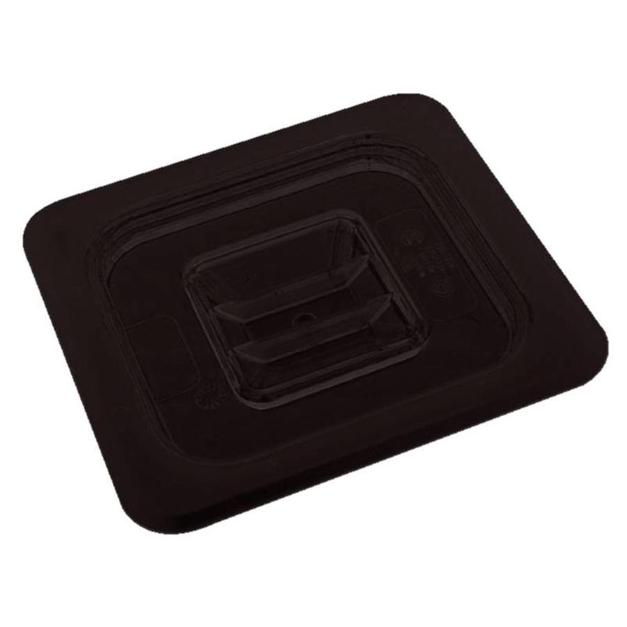 Plastic GN 1/6 lid black