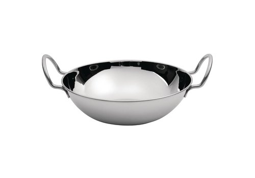  HorecaTraders Stainless steel round serving dish | 3 Formats 