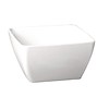 HorecaTraders Melamine square bowl white | 4 sizes