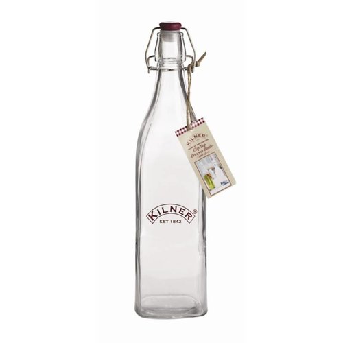  HorecaTraders Kilner Vorratsflasche mit Bügelverschluss 1 l 