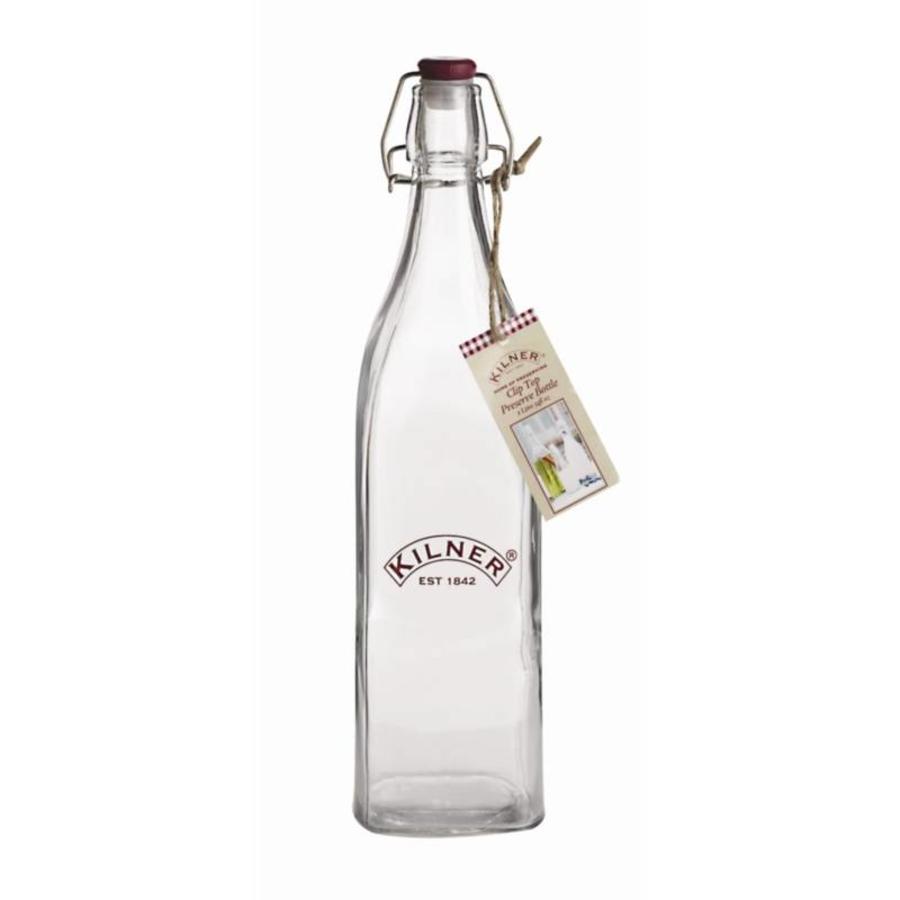 Kilner storage bottle with clip closure 1 l