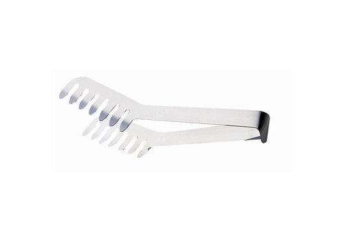  Vogue Pince à spaghetti en acier inoxydable | 19,5 cm 