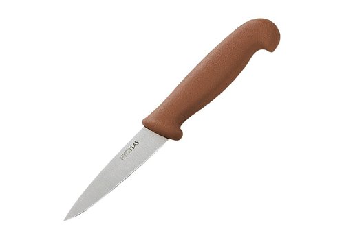  Hygiplas Couteau à pommes de terre marron | 9 cm 