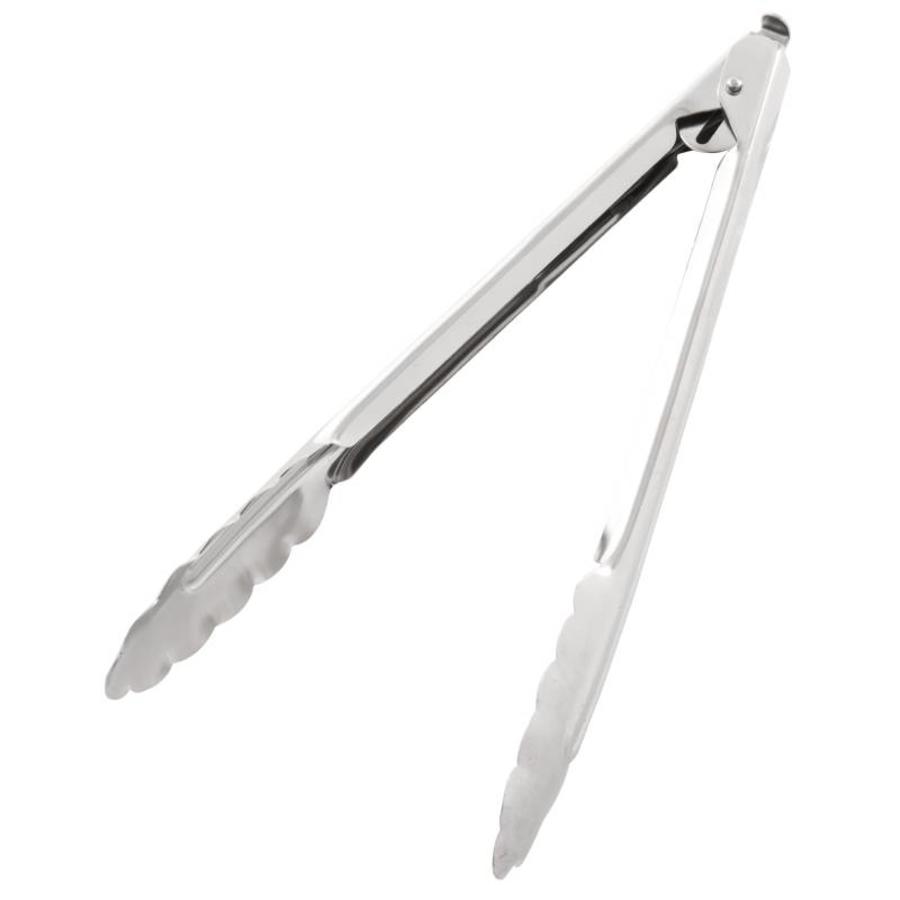Stainless steel serving tongs, spring | 2 Formats