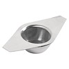 HorecaTraders Stainless steel cup strainer and holder