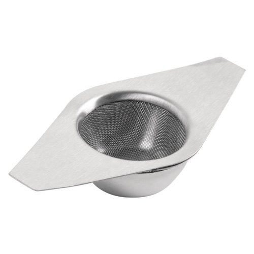  HorecaTraders Stainless steel cup strainer and holder 