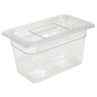 Plastic GN containers 1/9 | 2 Formats - White