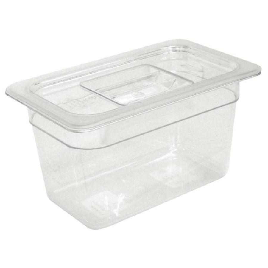 Plastic GN containers 1/9 | 2 Sizes - White