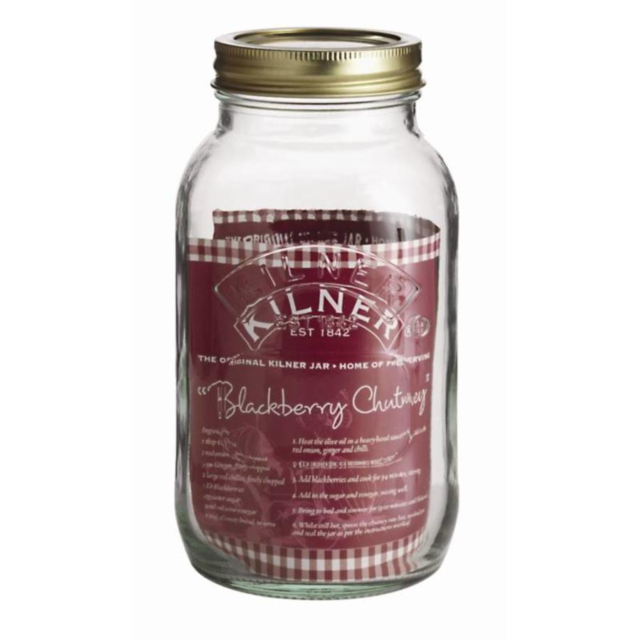 Bocal de conservation Kilner avec bouchon à vis, 1 l