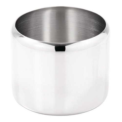  HorecaTraders Stainless Steel Sugar Bowls | 2 Sizes 