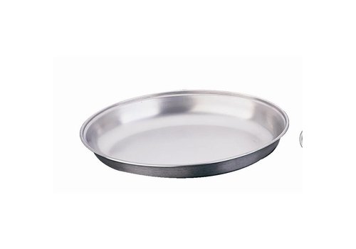  HorecaTraders Plat ovale avec couvercle en acier inoxydable | 5 formats 