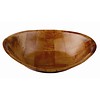 HorecaTraders Oval wooden bowl | 2 Formats