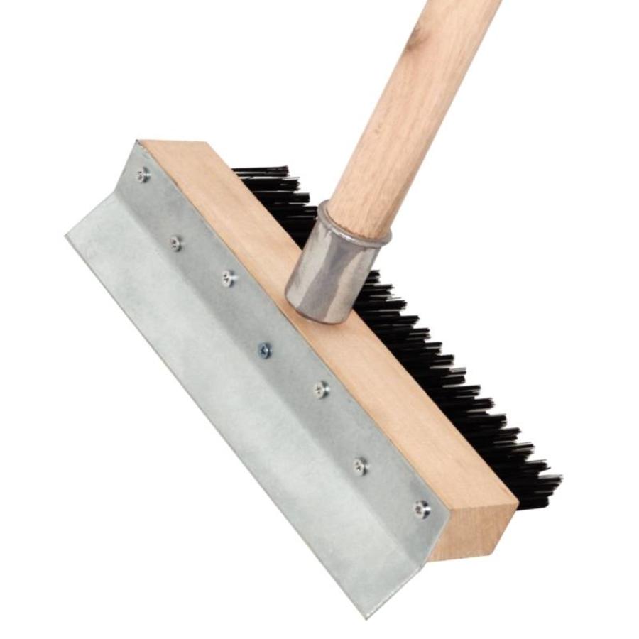 Brosse à four à pizza avec grattoir