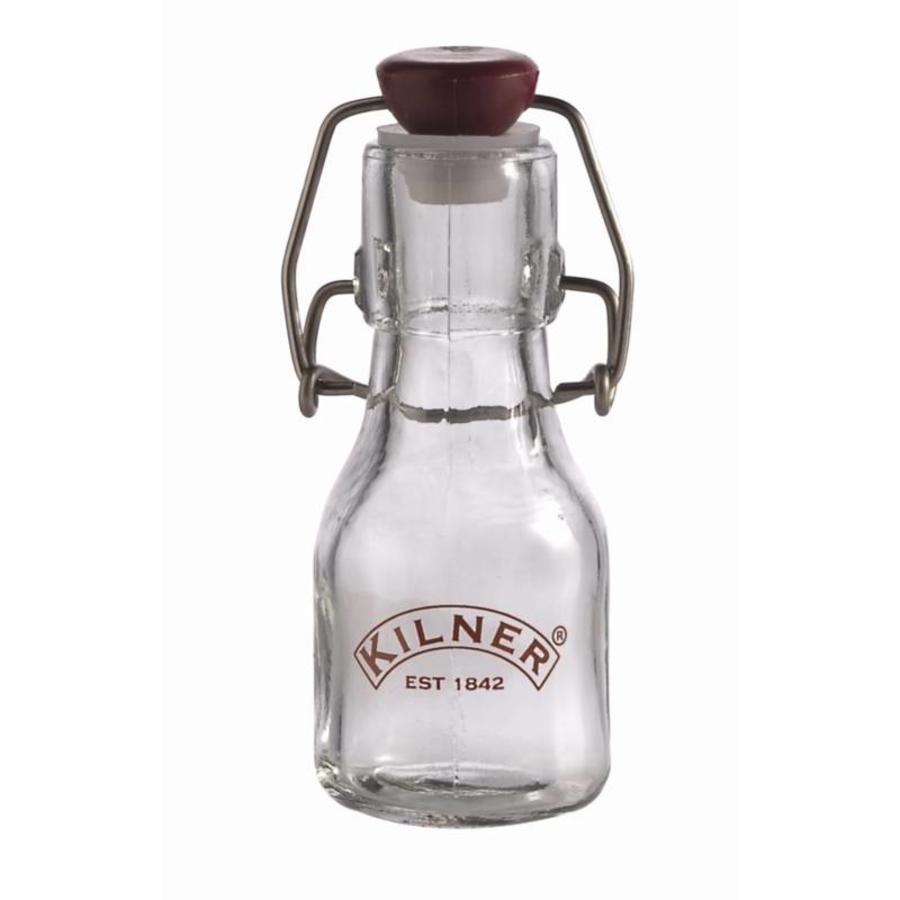 Petite bouteille en verre Kilner avec bouchon mécanique de 0,70 litre