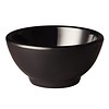 HorecaTraders Bol rond en mélamine noir | 2 formats