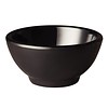 HorecaTraders Melamine round bowl black | 2 Formats