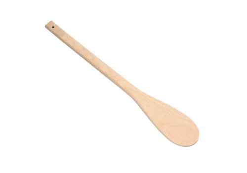  HorecaTraders Wooden spatula round | 45 cm 