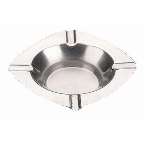  HorecaTraders Stainless steel ashtrays 12.5 cm 