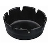 HorecaTraders Cendrier en plastique noir | 10 cm