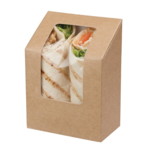 Wegwerpverpakkingen voor wraps & sandwiches