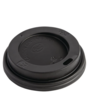 HorecaTraders deksel zwart voor Fiesta 225ml koffiebekers (50 stuks)