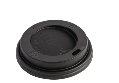 HorecaTraders couvercle noir pour tasses à café Fiesta 225 ml (50 pièces) 