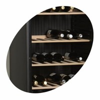 Wijnkoelkast Zwart | 118 stuks | 1 temperatuurzone