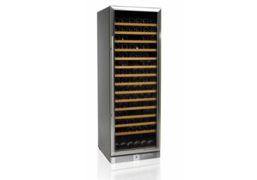  HorecaTraders Seau à vin 168 pièces | Porte vitrée | 1 zone de température | TFW375S 