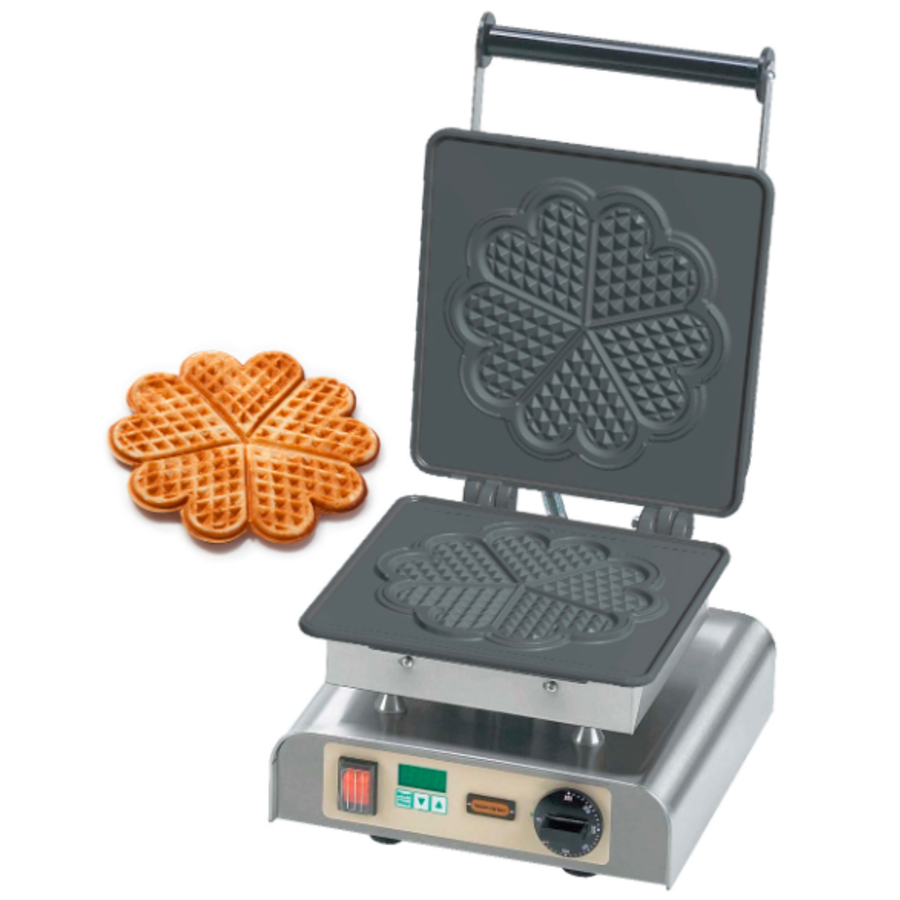 Gaufrier professionnel en forme de cœur