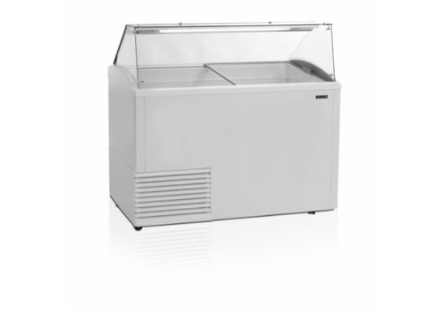  HorecaTraders Congélateur à glace avec éclairage LED | Vitrine en verre 