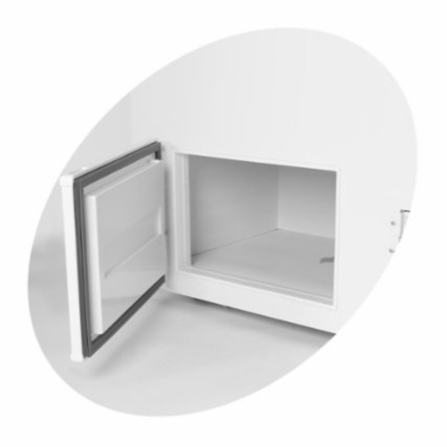 Congélateur à glace avec éclairage LED | Vitrine en verre