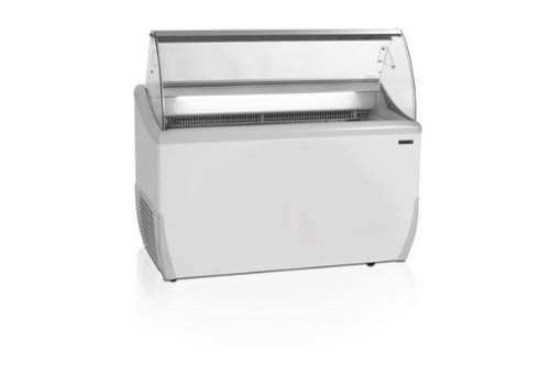  HorecaTraders Ice Cream Display Case | 7 containers (5L) | can be used by 2 people 