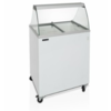 HorecaTraders White freezer for ice cream