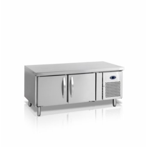  HorecaTraders Gekoelde Werkbank met 2 deuren | 1360x700x680 mm 