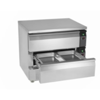 Gekoelde Werkbank met 2 lades | 905 x 700 x 865 mm