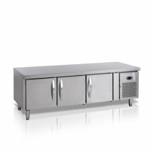  HorecaTraders Établi réfrigéré à 3 portes | 1795x700x680mm 