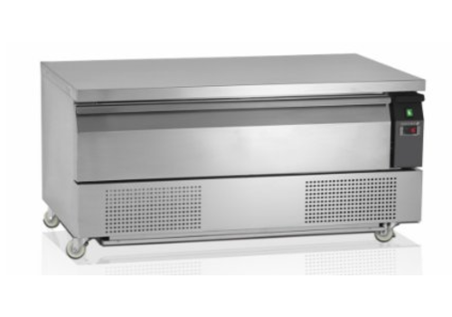  HorecaTraders Gekühlte Werkbank 1 Schublade | 123x70x(h)60 cm 