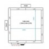 Cellule de congélation 256X256X(h)220 cm | -10/-20 °C