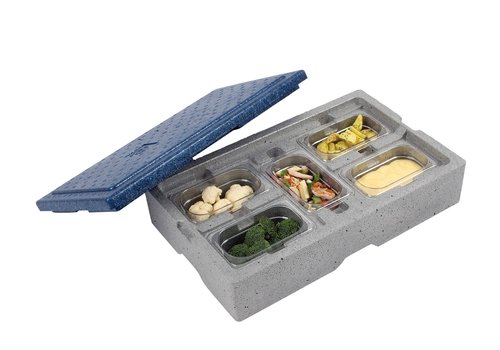  HorecaTraders Essenswärmbox | 50,5 x 31 x 12,5 cm 