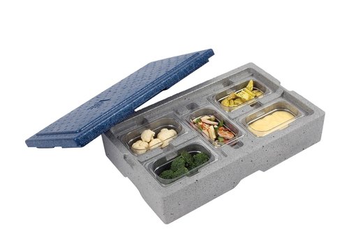  HorecaTraders Maaltijd warmhoudbox | 50,5x31x12,5 cm 