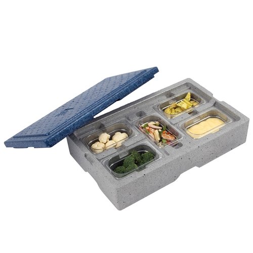  HorecaTraders Essenswärmbox | 50,5 x 31 x 12,5 cm 